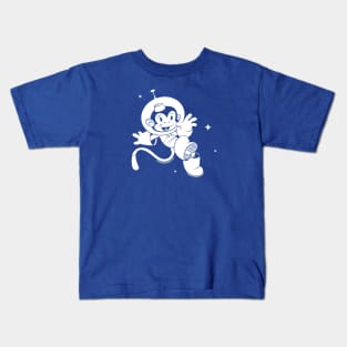 Space Monkey front print only Kids T-Shirt